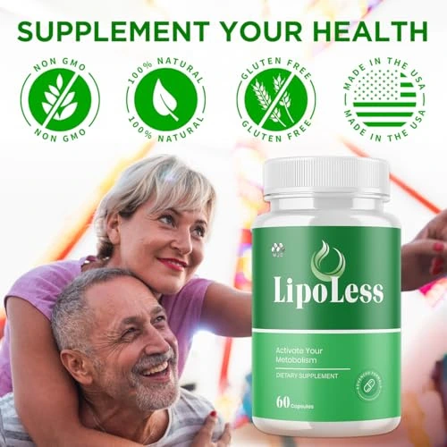 LipoLess is non-GMO, gluten-free and made in the USA