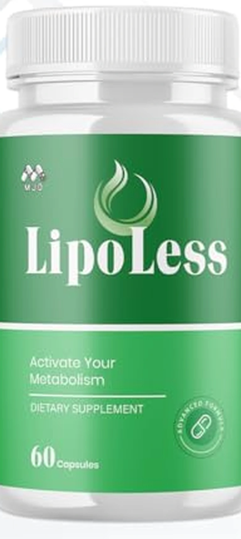 LipoLess metabolism support supplement bottle, 60 capsules